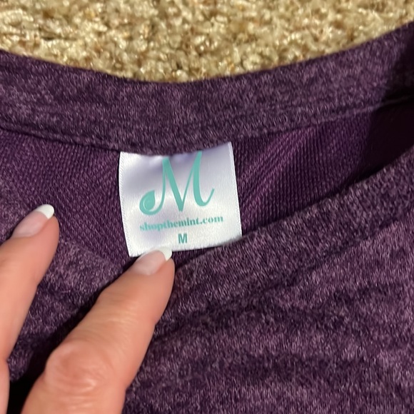 Tunic from Mint Julep Boutique, shopthemint.com, medium, purple, worn once - Picture 2 of 3